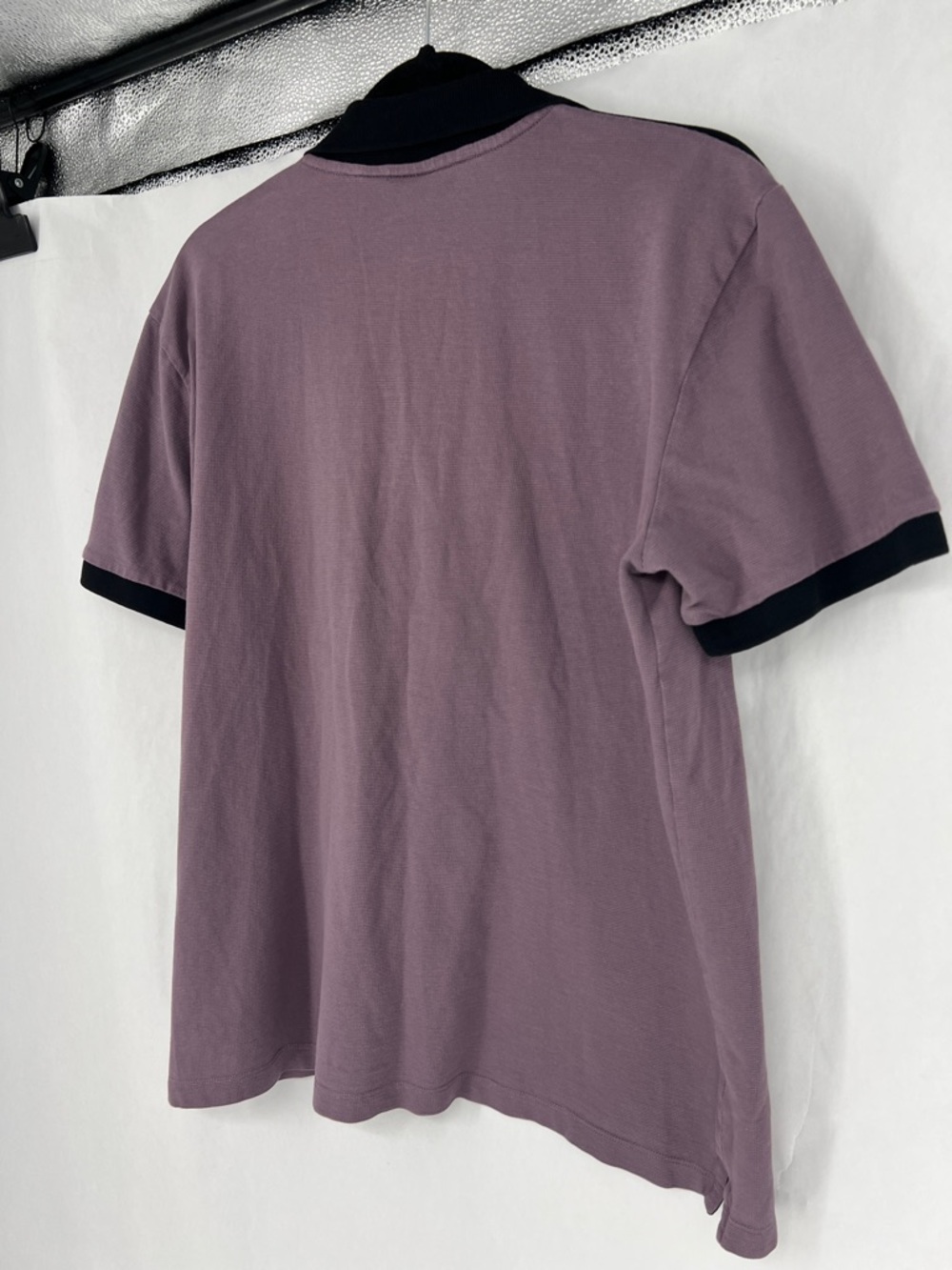 BOSS purple Polo with Black Collar and Trim v performance - Picture 7 of 12